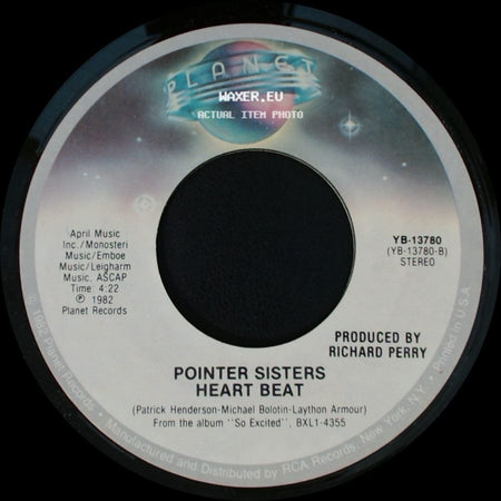 Pointer Sisters - Heart Beat / Jump (For My Love) side A