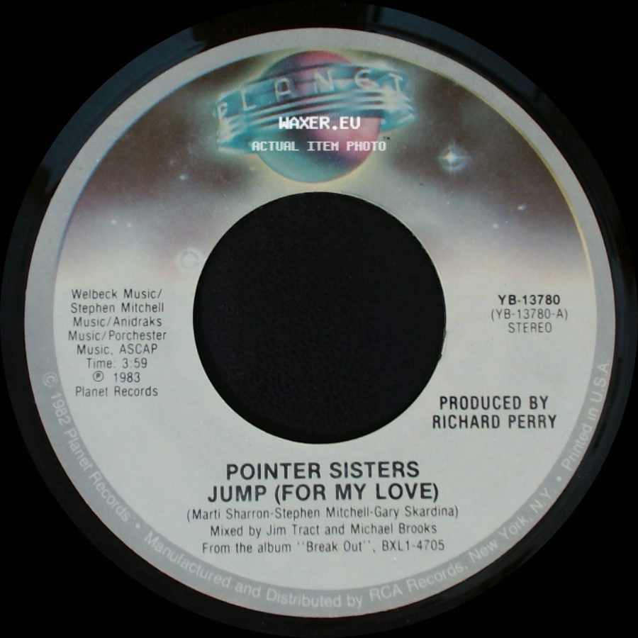 Pointer Sisters - Heart Beat / Jump (For My Love) side B