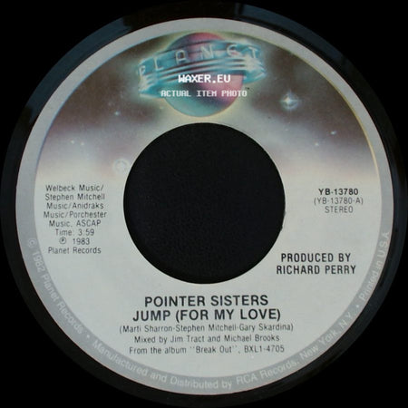 Pointer Sisters - Heart Beat / Jump (For My Love) side B