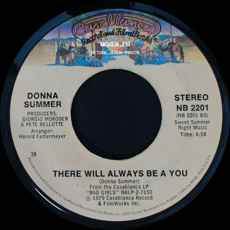 Donna Summer - Dim All The Lights / There Will Always Be A You side B