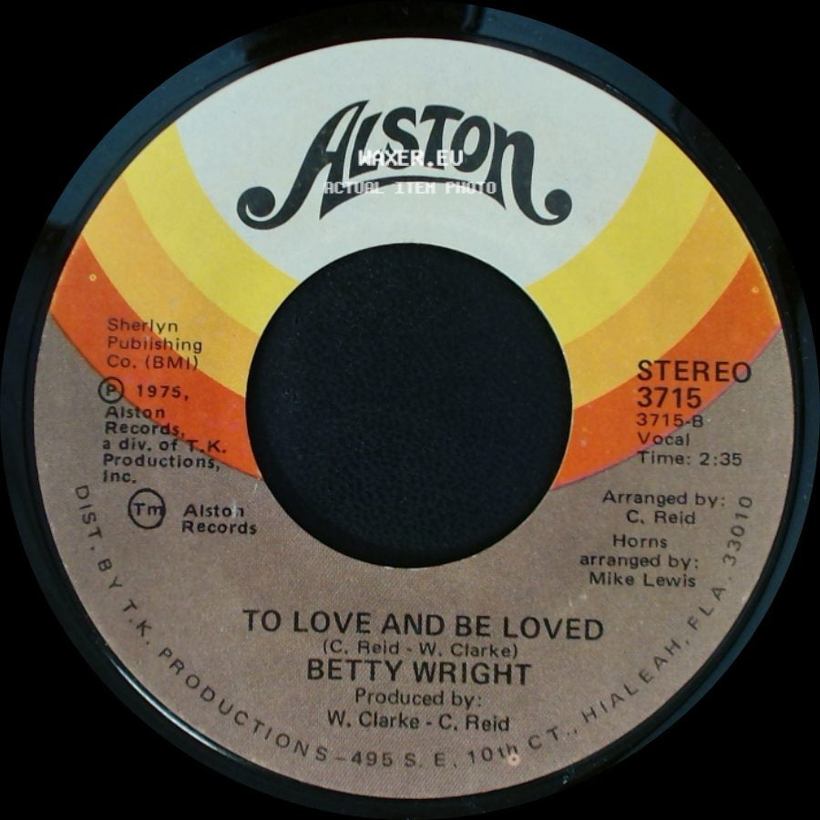 Betty Wright - Ooola La / To Love And Be Loved side B