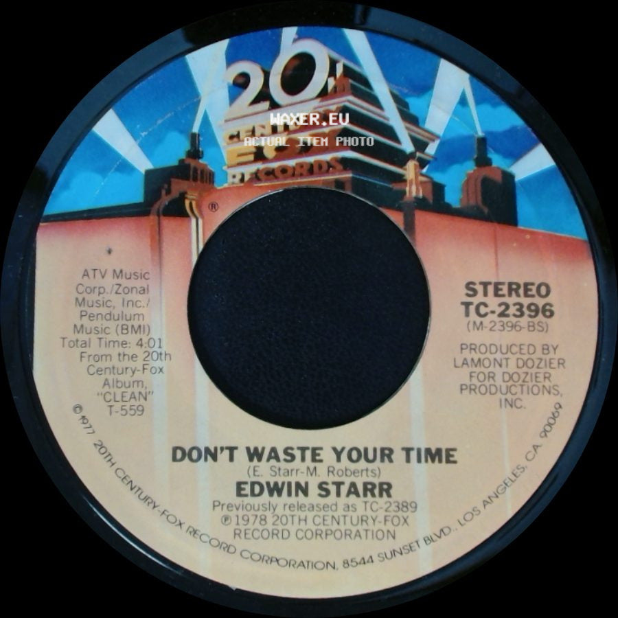 Edwin Starr - Don't Waste Your Time / Contact side A