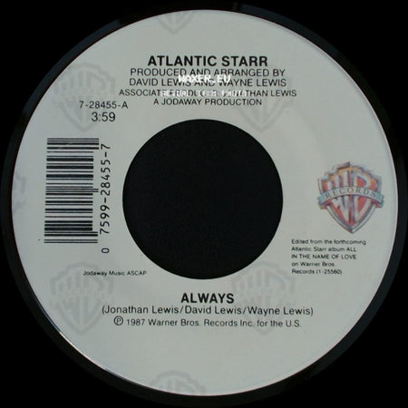 Atlantic Starr - Always (Instrumental) / Always side B