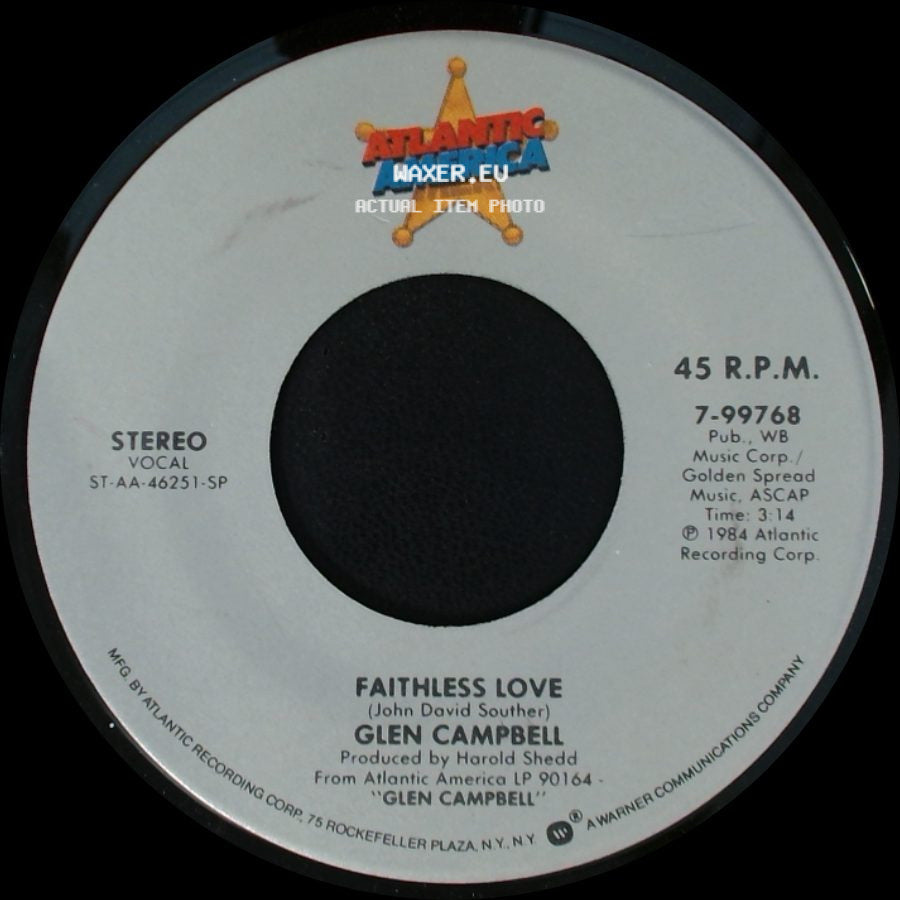 Glen Campbell - Scene Of The Crime / Faithless Love side B