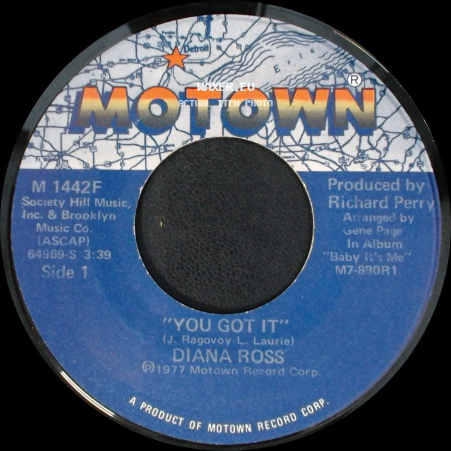 Diana Ross - You Got It / Too Shy To Say side A