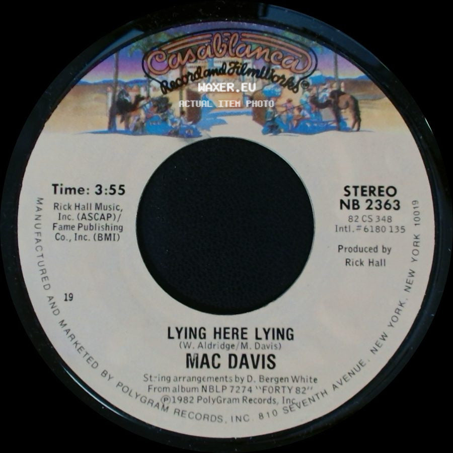 Mac Davis - Lying Here Lying / The Quiet Times side A