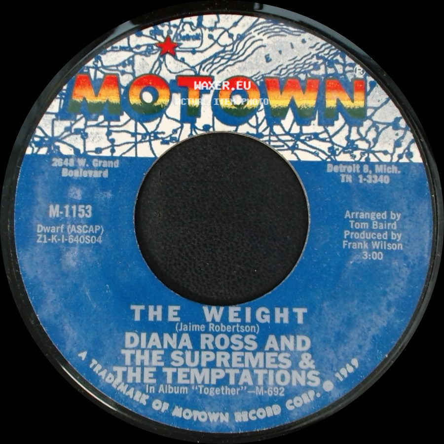 Diana Ross And The Supremes & The Temptations - The Weight / For Better Or Worse side A