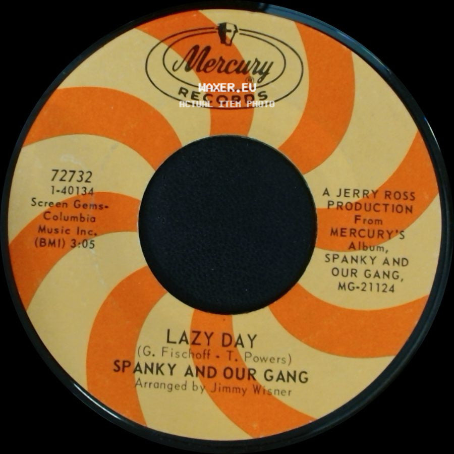 Spanky And Our Gang - (It Ain't Necessarily) Byrd Avenue / Lazy Day side B