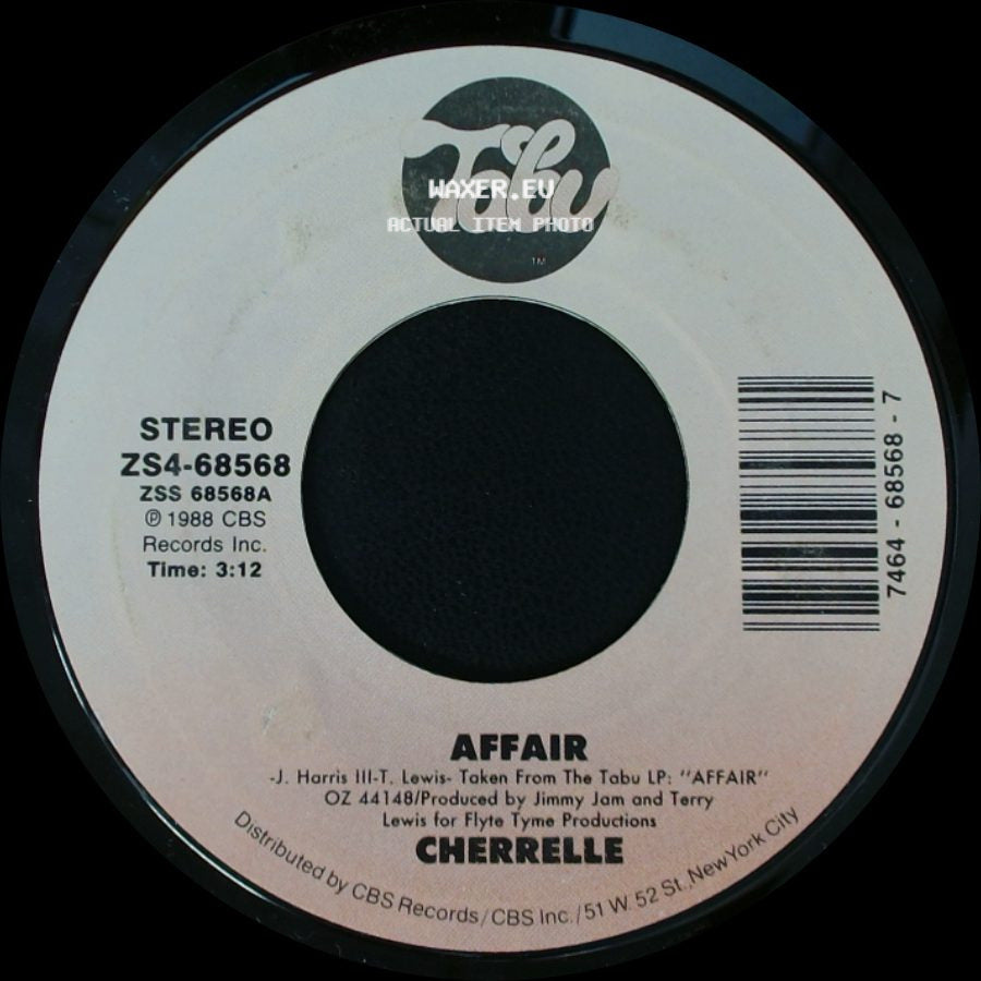 Cherrelle - New Love / Affair side B