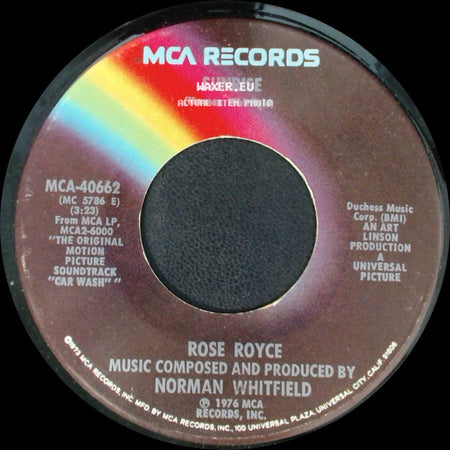 Rose Royce - Sunrise / I Wanna Get Next To You side A