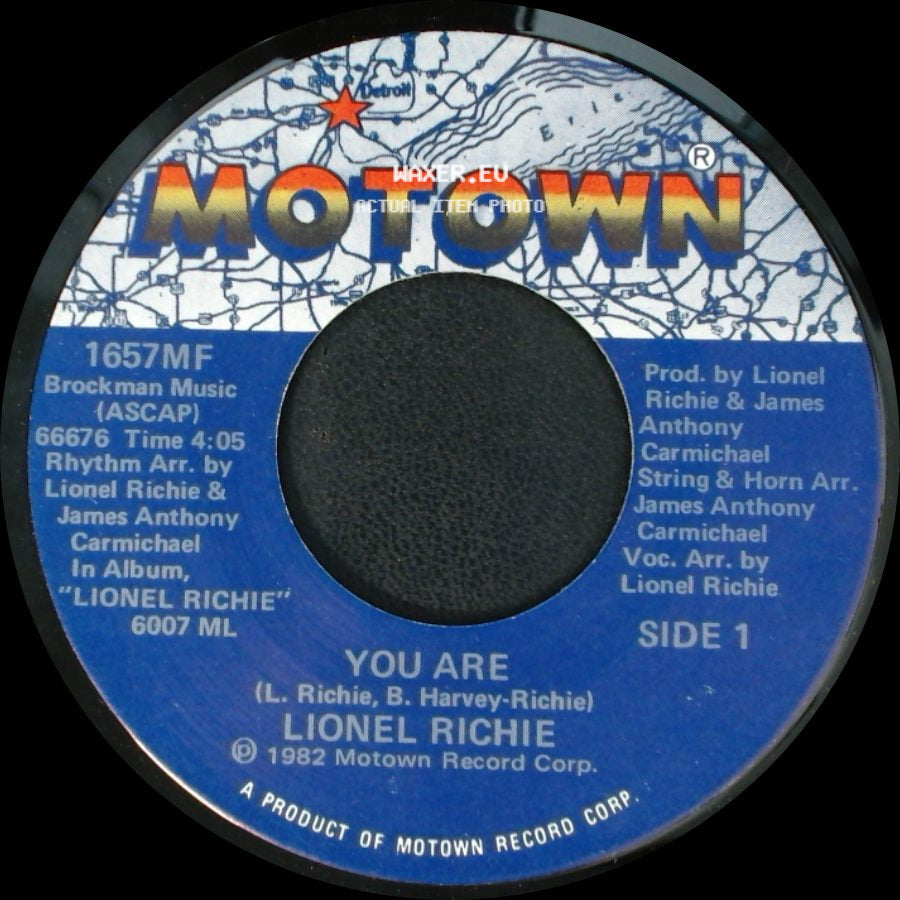 Lionel Richie - You Are / You Mean More To Me side A