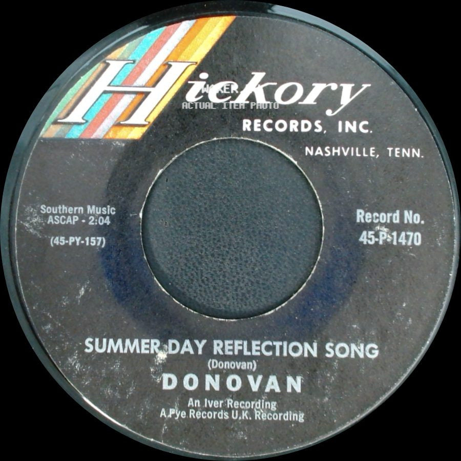 Donovan - Sunny Goodge Street / Summer Day Reflection Song side B