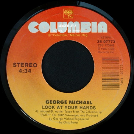 George Michael - One More Try / Look At Your Hands side B