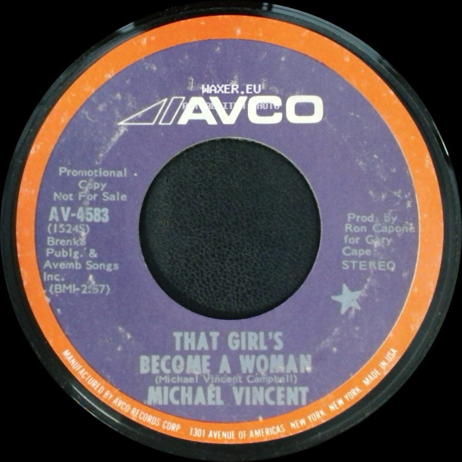 Michael Vincent - That Girl's Become A Woman / That Girl's Become A Woman side A