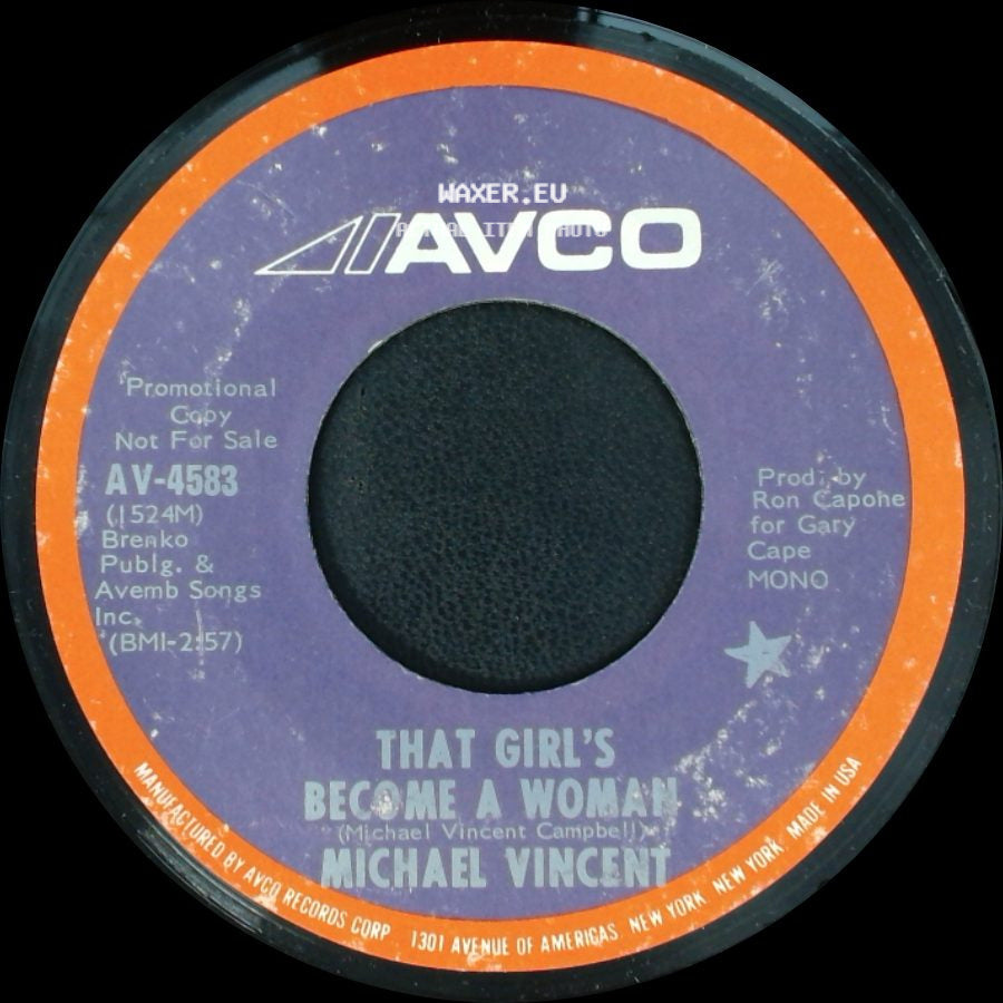 Michael Vincent - That Girl's Become A Woman / That Girl's Become A Woman side B