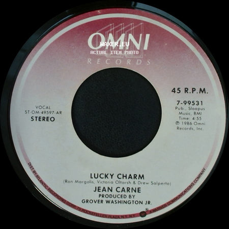 Jean Carne - Lucky Charm / Closer Than Close side A