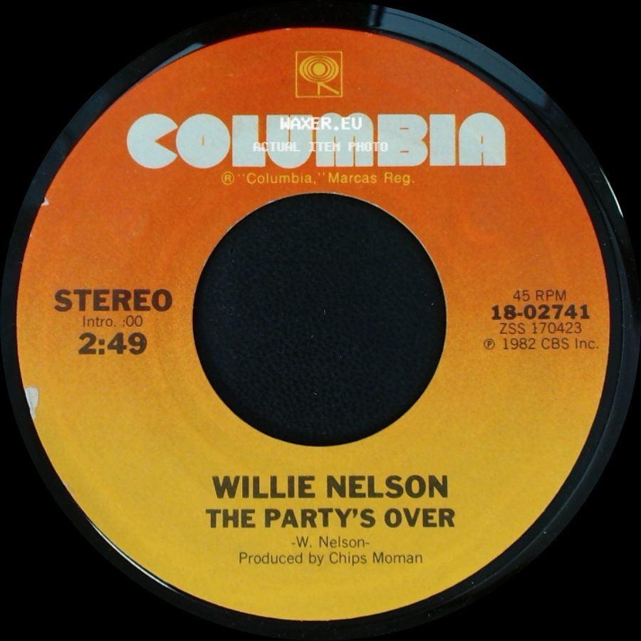 Willie Nelson - Always On My Mind / The Party's Over side B