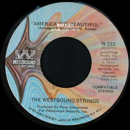 Byron Mac Gregor / The Westbound Strings - Americans / America The Beautiful side B
