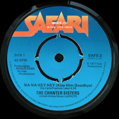 The Chanter Sisters - Na Na Hey Hey (Kiss Him Goodbye) / When The Lights Go Out side A