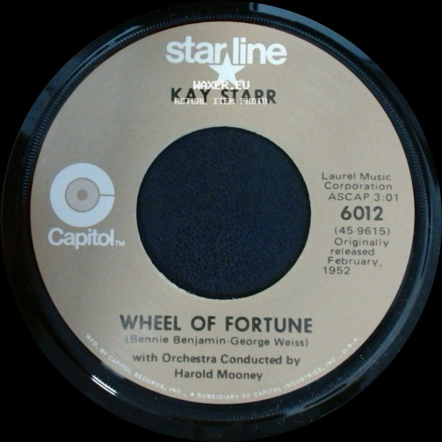 Kay Starr - Side By Side / Wheel Of Fortune side B