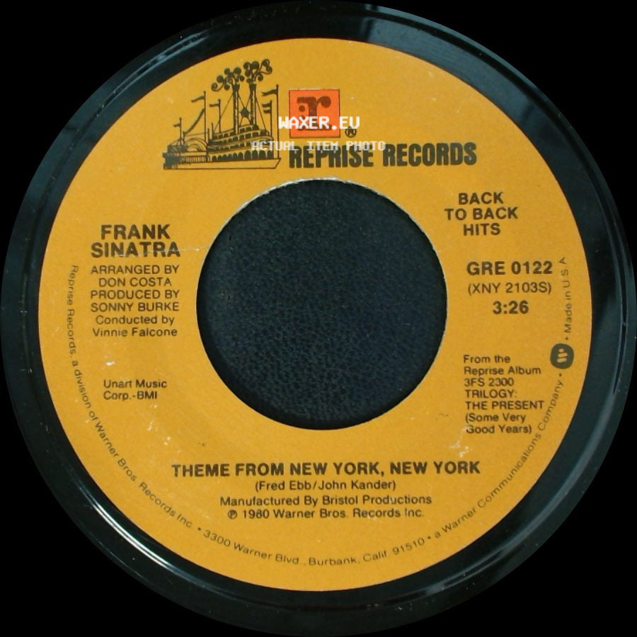 Frank Sinatra - You And Me (We Wanted It All) / Theme From New York, New York side B