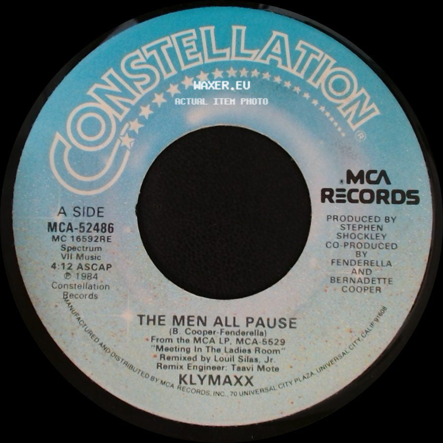 Klymaxx - The Men All Pause / Don't Hide Your Love side A