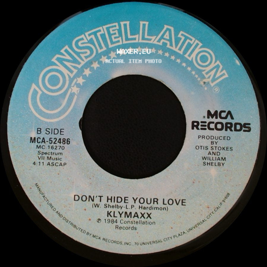 Klymaxx - The Men All Pause / Don't Hide Your Love side B