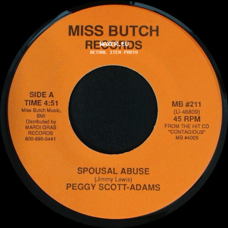 Peggy Scott-Adams - Spousal Abuse / Pam side A