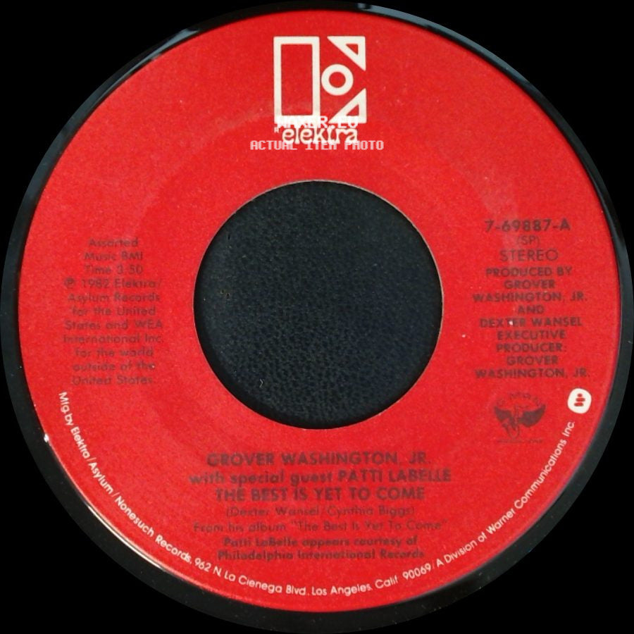 Grover Washington, Jr. / Grover Washington, Jr. With Special Guest Patti Labelle - More Than Meets The Eye / The Best Is Yet To Come side B