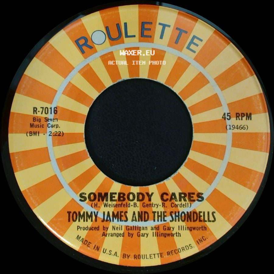 Tommy James And The Shondells - Somebody Cares / Do Unto Me side A