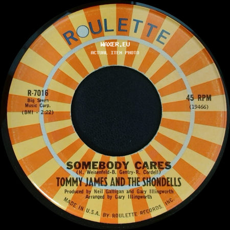 Tommy James And The Shondells - Somebody Cares / Do Unto Me side A