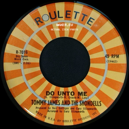 Tommy James And The Shondells - Somebody Cares / Do Unto Me side B