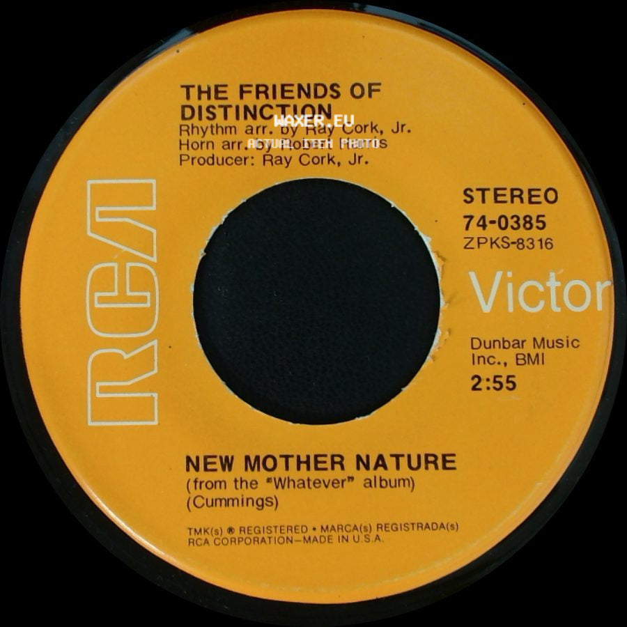 The Friends Of Distinction - New Mother Nature / Time Waits For No One side A