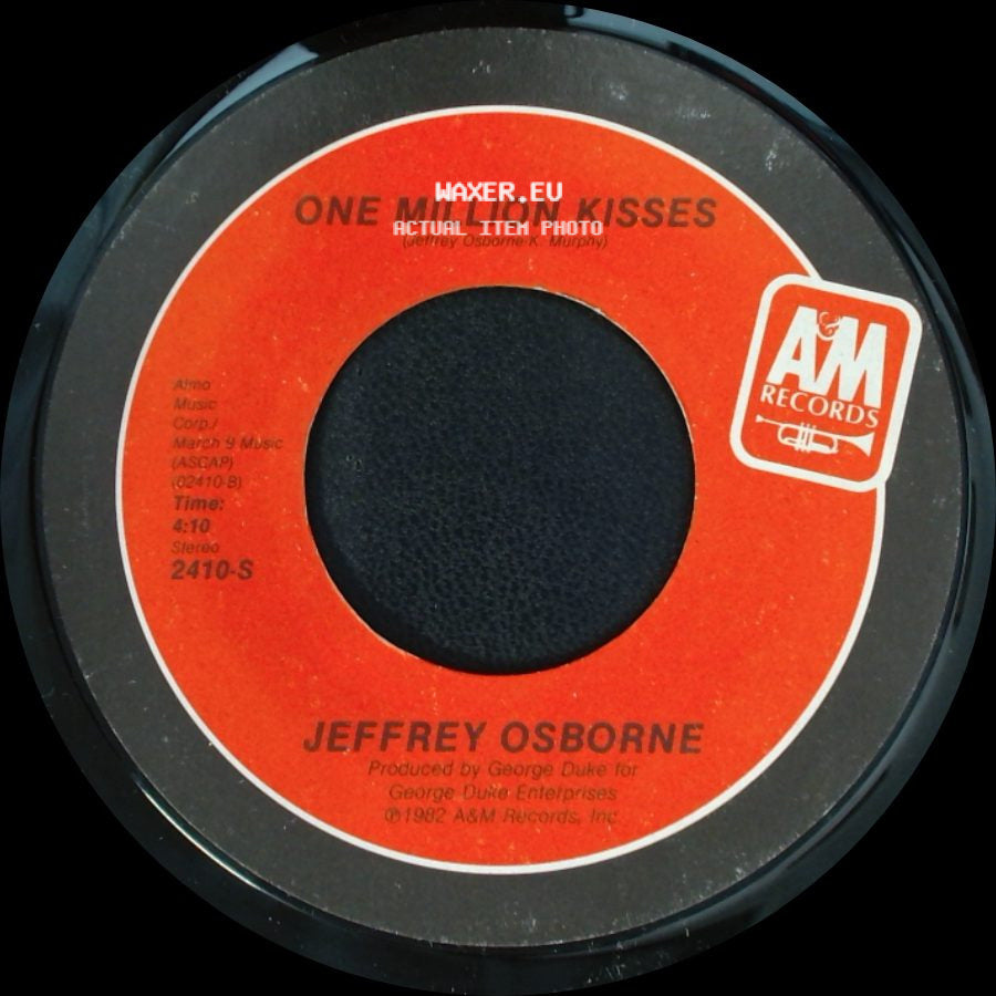 Jeffrey Osborne - One Million Kisses / I Really Don't Need No Light side A