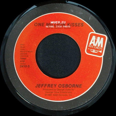 Jeffrey Osborne - One Million Kisses / I Really Don't Need No Light side A