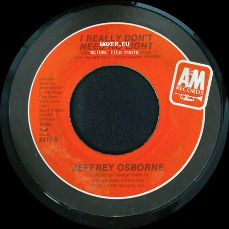 Jeffrey Osborne - One Million Kisses / I Really Don't Need No Light side B
