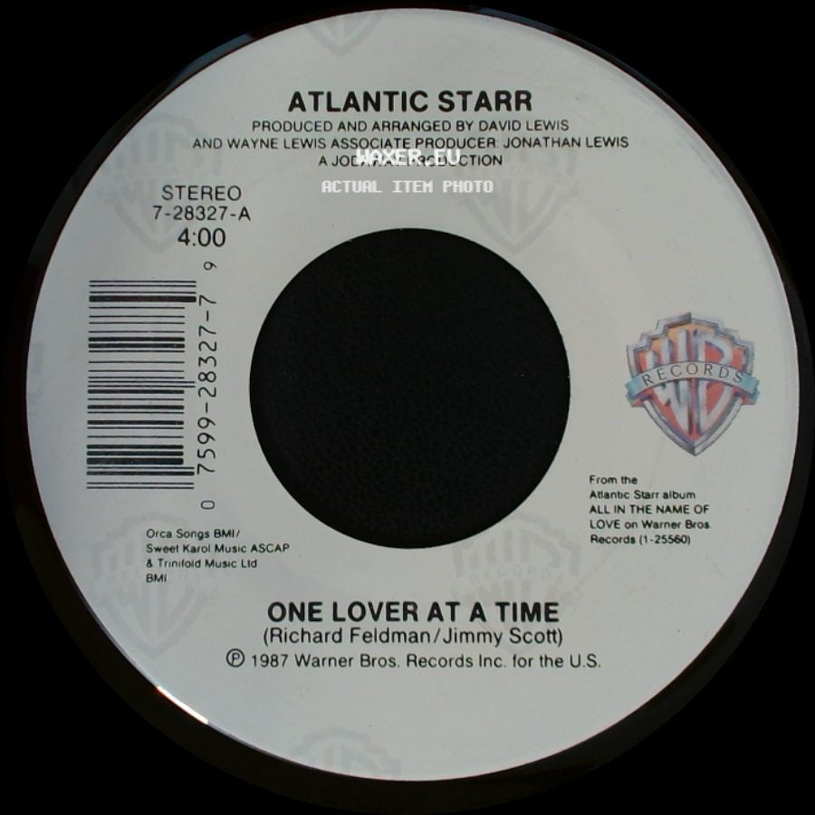 Atlantic Starr - One Lover At A Time / I'm In Love side A