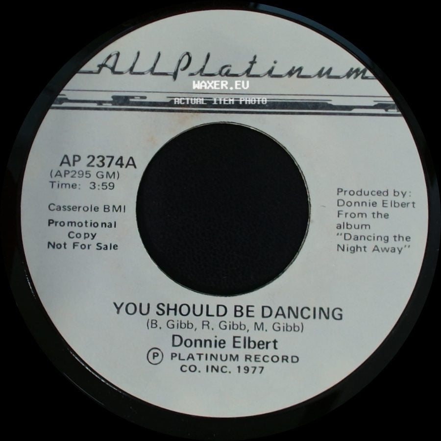 Donnie Elbert - You Should Be Dancing / You Should Be Dancing side A