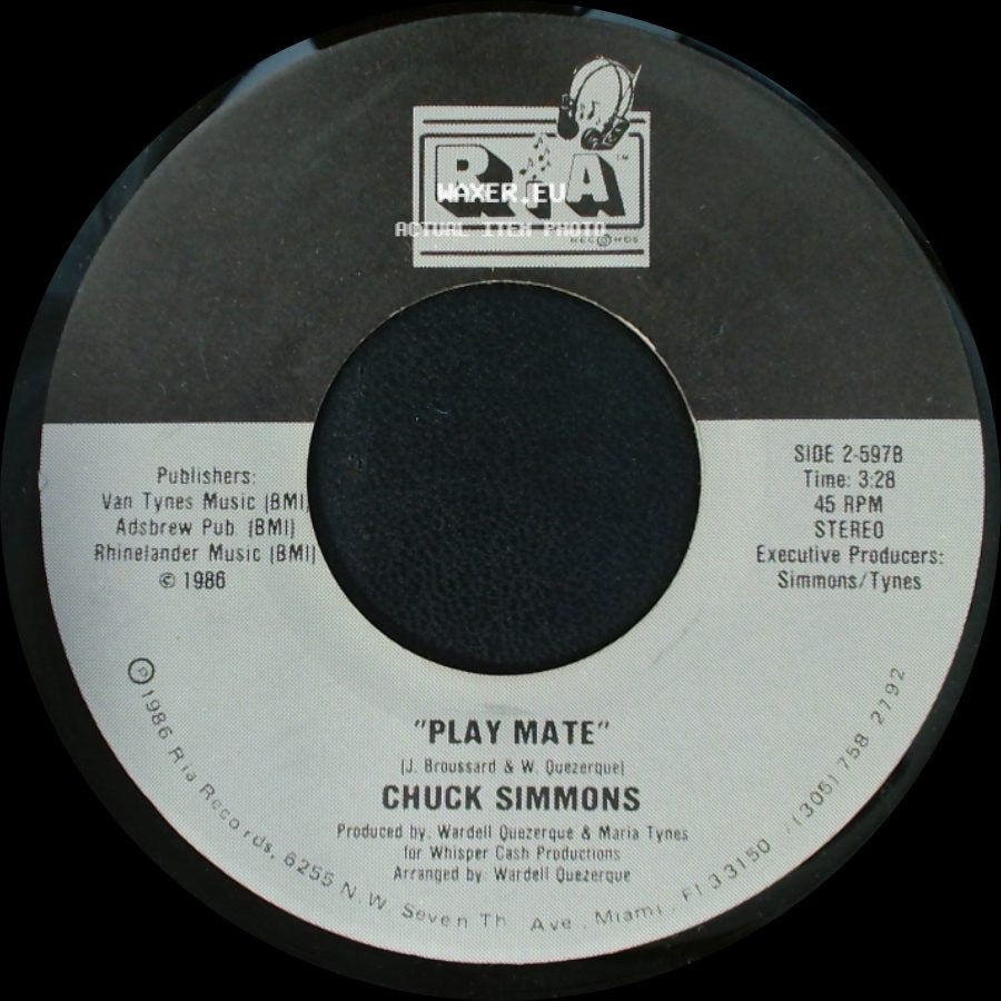 Chuck Simmons - Good Lovin' Woman / Play Mate side B
