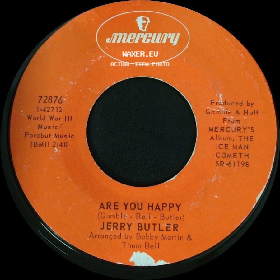 Jerry Butler - Are You Happy / (Strange) I Still Love You side A