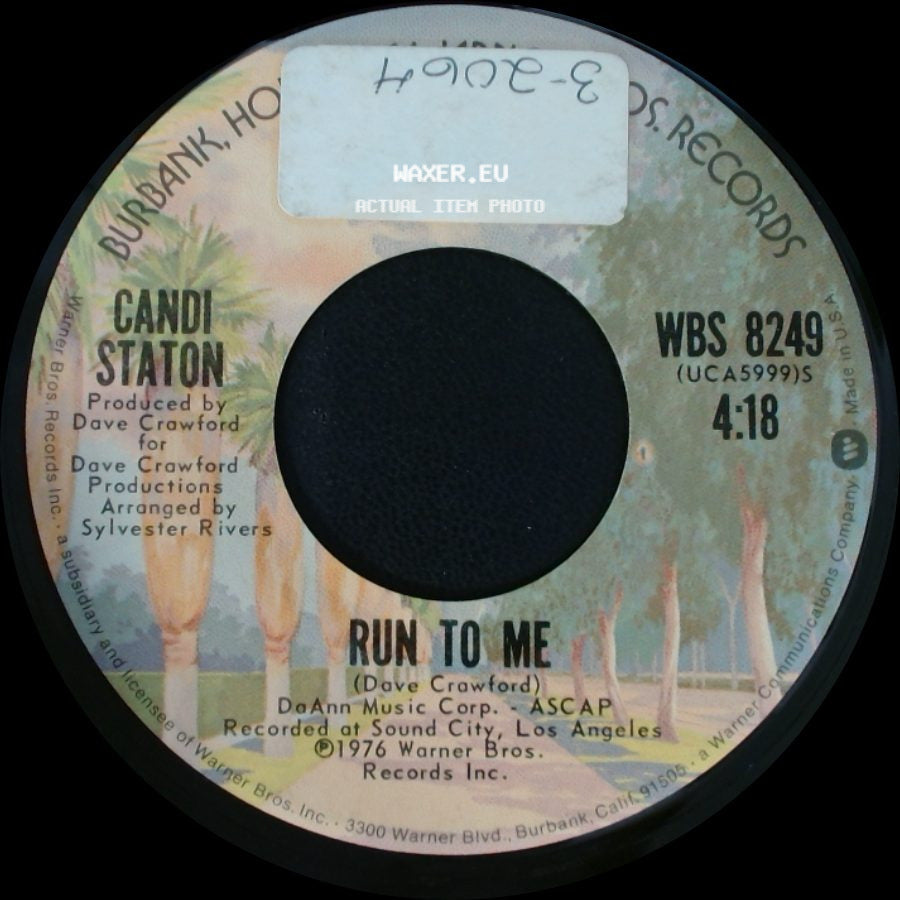 Candi Staton - What A Feeling / Run To Me side B