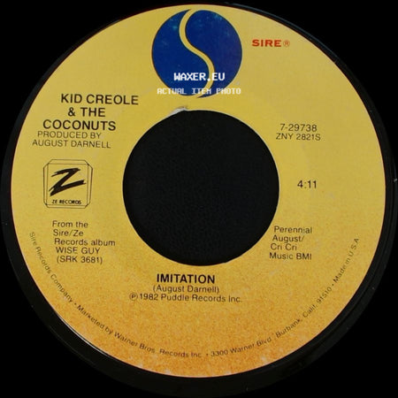 Kid Creole & The Coconuts - Imitation / Annie, I'm Not Your Daddy side A