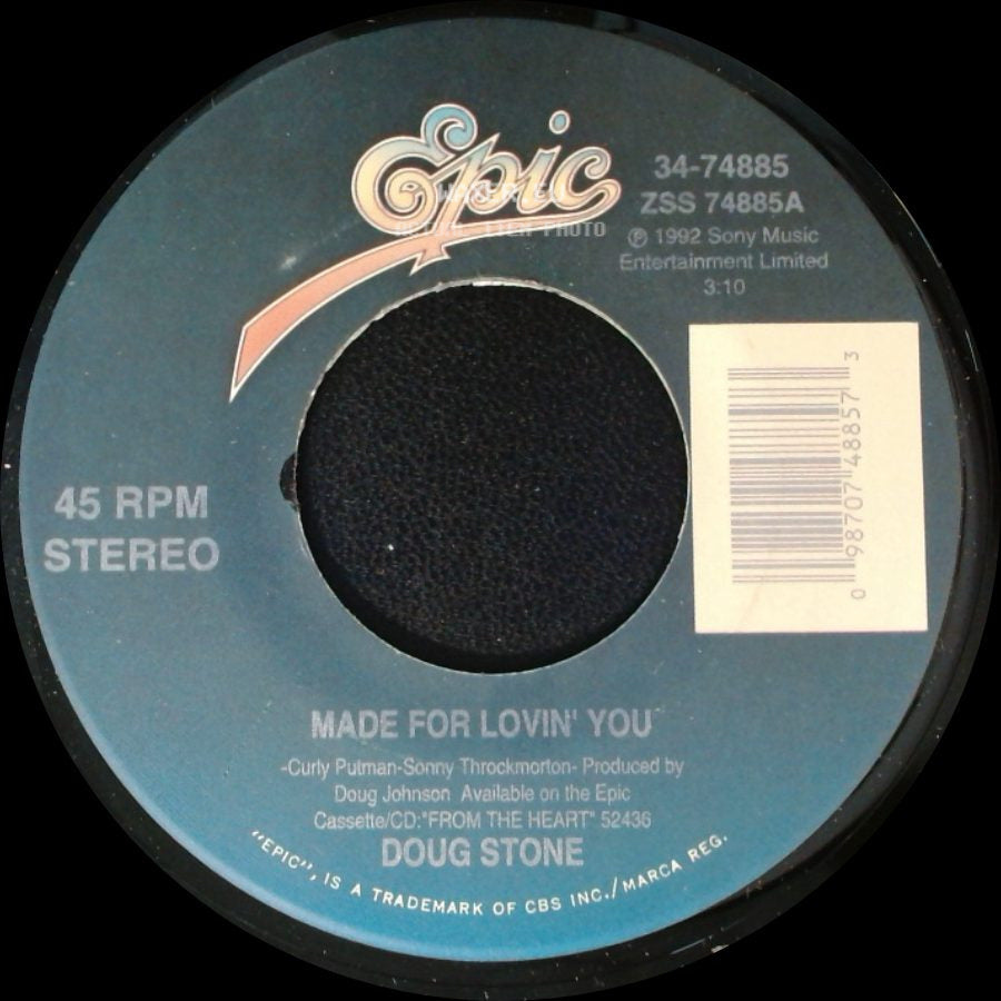 Doug Stone - Made For Lovin' You / She's Got A Future In The Movies side A