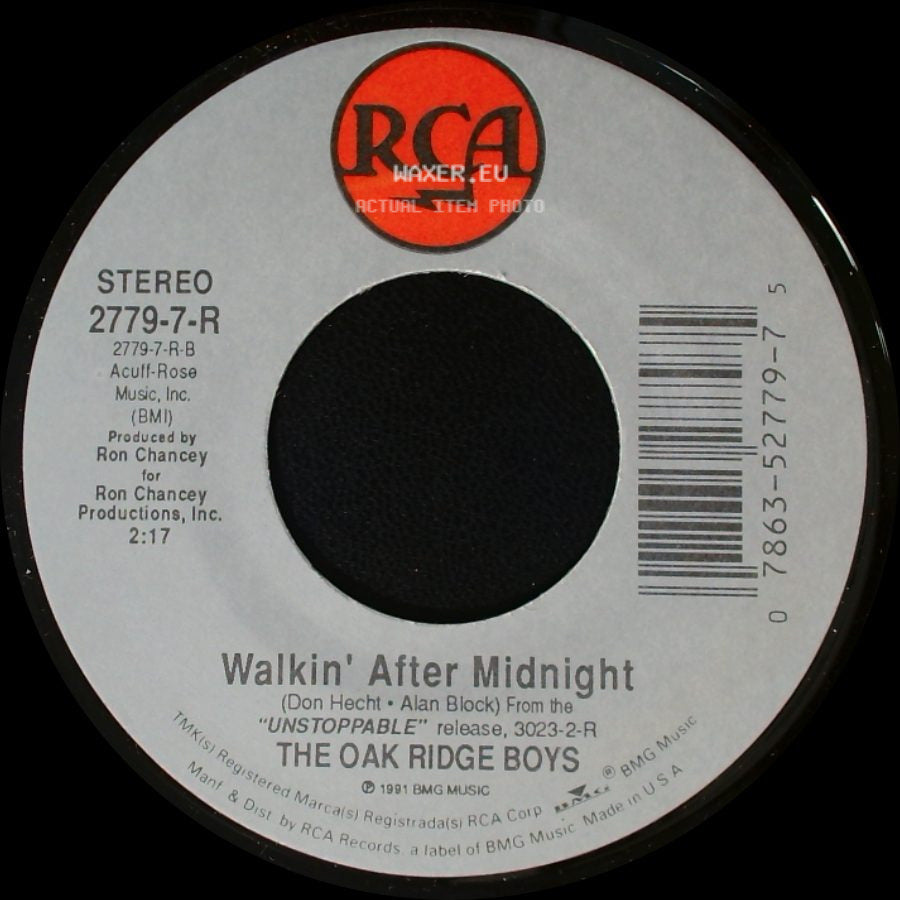 The Oak Ridge Boys - Lucky Moon / Walkin' After Midnight side B