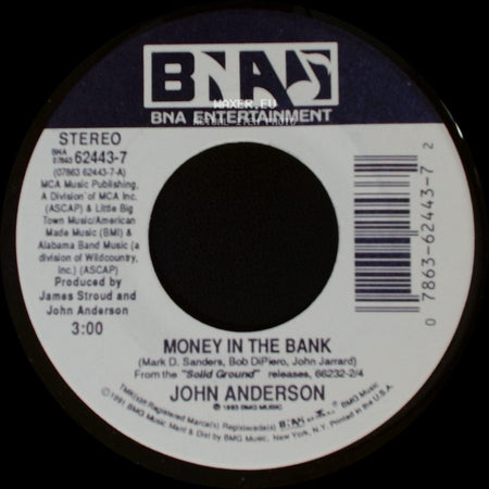 John Anderson - Nashville Tears / Money In The Bank side B