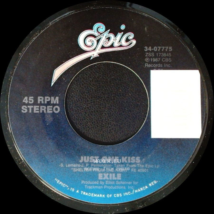Exile - As Long As I Have Your Memory / Just One Kiss side B