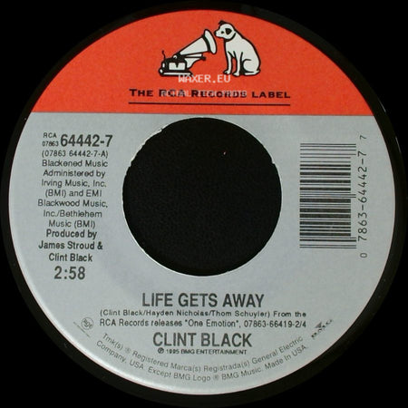 Clint Black - The Kid / Life Gets Away side B