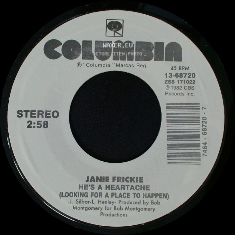 Janie Frickie - He's A Heartache (Looking For A Place To Happen) / It Ain't Easy Bein' Easy side A