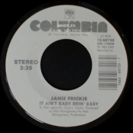 Janie Frickie - He's A Heartache (Looking For A Place To Happen) / It Ain't Easy Bein' Easy side B