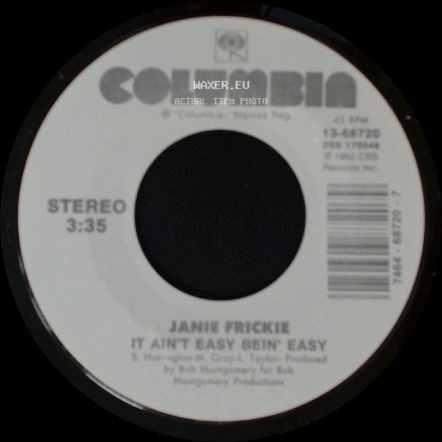 Janie Frickie - He's A Heartache (Looking For A Place To Happen) / It Ain't Easy Bein' Easy side B